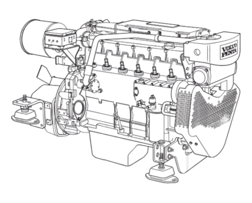 Engine Volvo D7C290